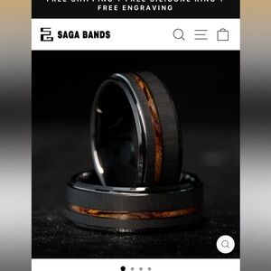 Brand new tungsten Men’s ring